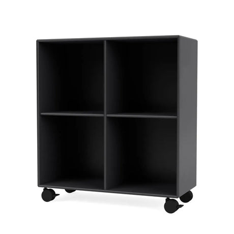 1112 reol inkl. hjul fra Montana - Anthracite - Jacobsen Plus
