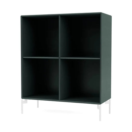 1112 reol inkl. ben fra Montana - Black Jade / Snow - Jacobsen Plus