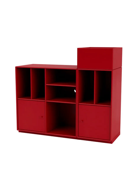Spin III Modul fra Montana - Beetroot / Inkl. sokkel 3 cm - Jacobsen Plus