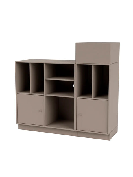 Spin III Modul fra Montana - Truffle / Inkl. sokkel 7 cm - Jacobsen Plus
