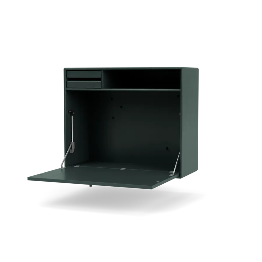 Studio Sekretär mit Pinnwand von Montana - Black Jade - Jacobsen Plus