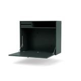 Studio Sekretär mit Pinnwand von Montana - Black Jade - Jacobsen Plus