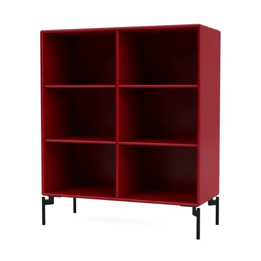 1113 Regal inkl. Beine von Montana - Beetroot / Schwarz - Jacobsen Plus
