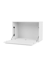 Skrivebordsmodul 4119 fra Montana - Dybde: 38 cm / Snow - Jacobsen Plus