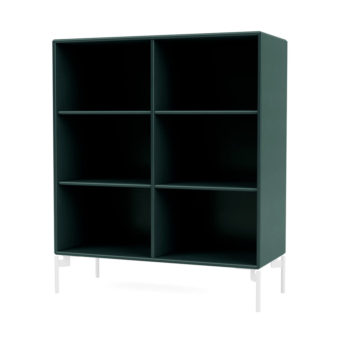 1113 Regal inkl. Beine von Montana - Black Jade / Schnee - Jacobsen Plus