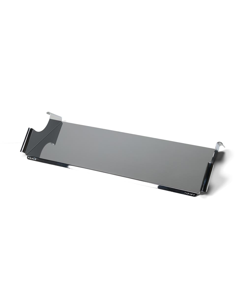 Pedestal - Moon Tray Shelf, Regalbrett für TV-Ständer - Chrome - Jacobsen Plus