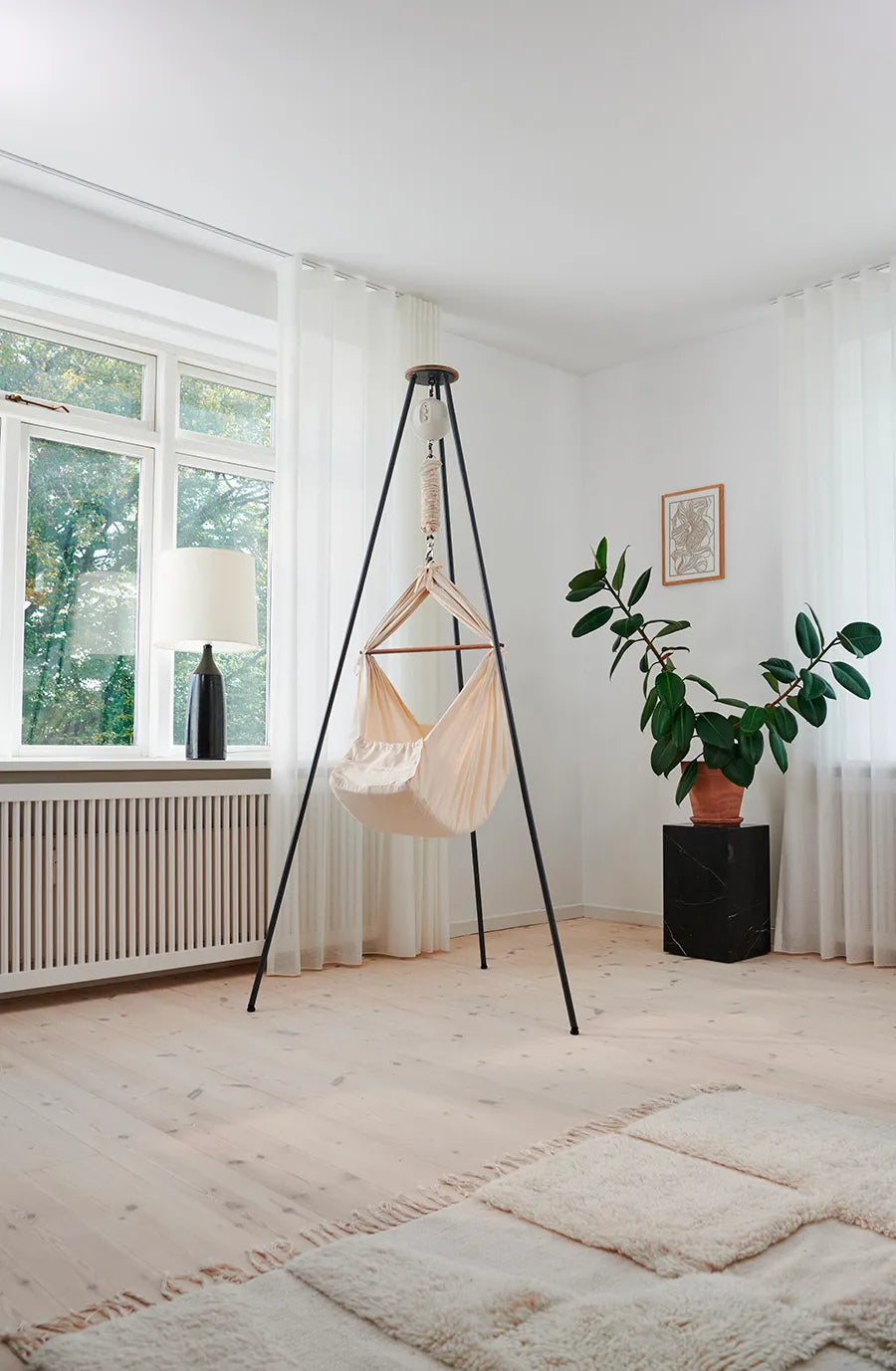 Essential bundle - Slyngevugge m. Vuggemotor Connect Basic fra Moonboon - 10 - Jacobsen Plus
