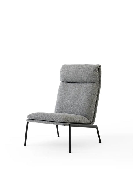 Muno LN16 Lounge Chair von &Tradition - Hallingdal 0126 / Warmes Schwarz - Jacobsen Plus