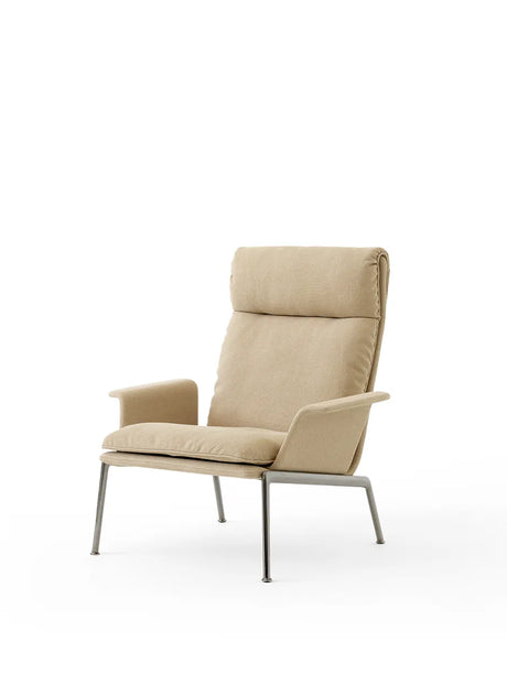 Muno LN17 Lounge Chair von &Tradition - Clay 0007 / Dunkles Chrom - Jacobsen Plus