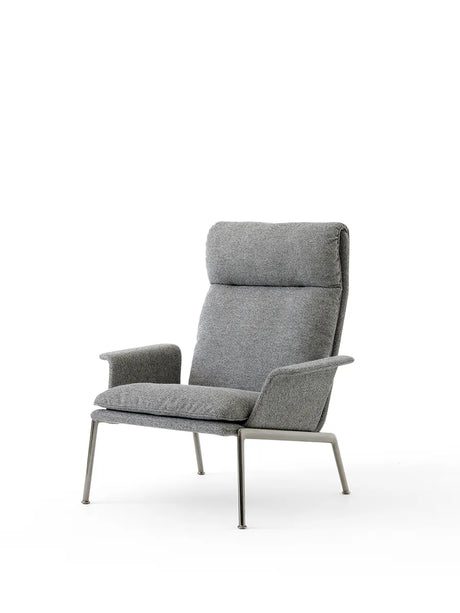 Muno LN17 Lounge Chair von &Tradition - Hallingdal 0126 / Dunkles Chrom - Jacobsen Plus