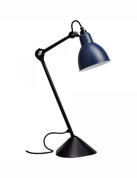 Nr. 205 Tischleuchte von Lampe Gras - Schwarzes Gestell / Blau - Jacobsen Plus
