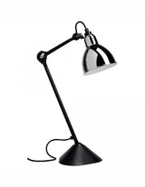 Nr. 205 bordlampe fra Lampe Gras - Sort stel / Krom - Jacobsen Plus