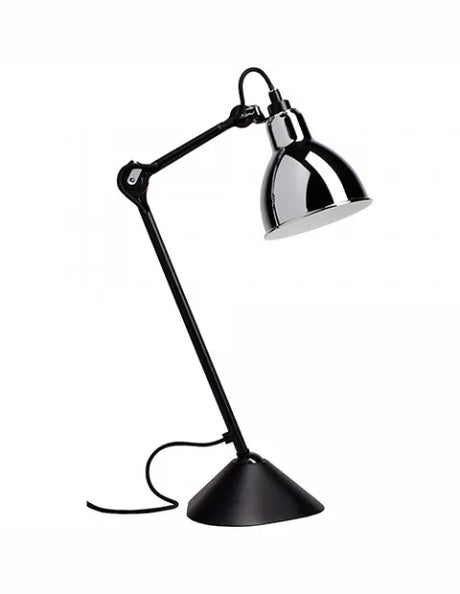 Nr. 205 Tischleuchte von Lampe Gras - Schwarzes Gestell / Krom - Jacobsen Plus
