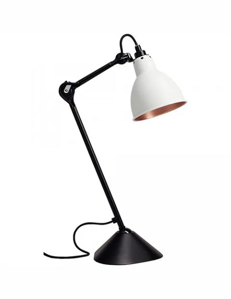 Nr. 205 Tischleuchte von Lampe Gras - Schwarzes Gestell / Mathvid-Kupfer-Innenseite - Jacobsen Plus