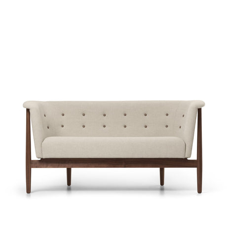 ND52-2 Vita 2 pers. Sofa von Nanna Ditzel - Walnussöl / Hallingdal 65 200 / Sif 95 - Jacobsen Plus