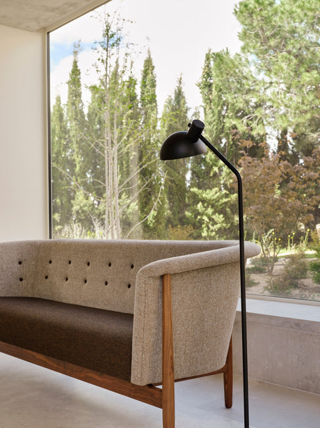 ND52-3 Vita 3-Sitzer Sofa von Nanna Ditzel - Walnuss Öl / Hallingdal 65 270/370 - Jacobsen Plus