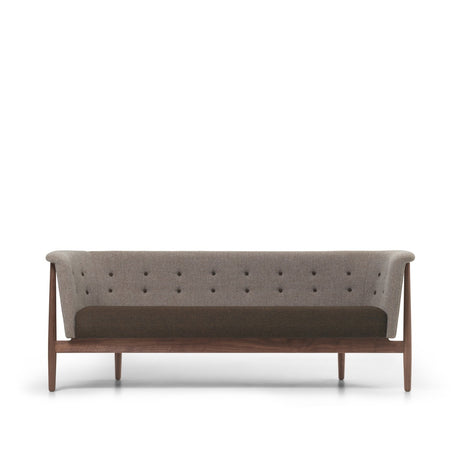 ND52-3 Vita 3-Sitzer Sofa von Nanna Ditzel - Walnuss Öl / Hallingdal 65 270/370 - Jacobsen Plus