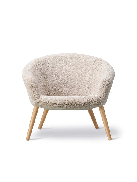 Ditzel Lounge Chair, Lammfell von Fredericia Furniture - Eg - Jacobsen Plus