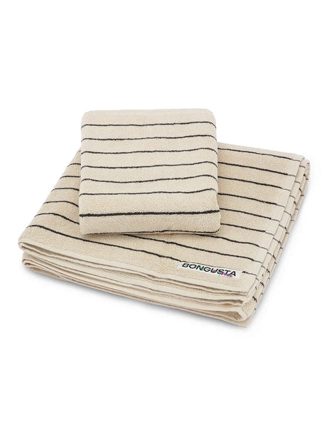 Naram towel - Creme & Ink von Bongusta - 30 x 30 cm - Jacobsen Plus