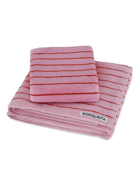 Naram towel - Baby pink & Ski patrol von Bongusta - 30 x 50 cm - Jacobsen Plus