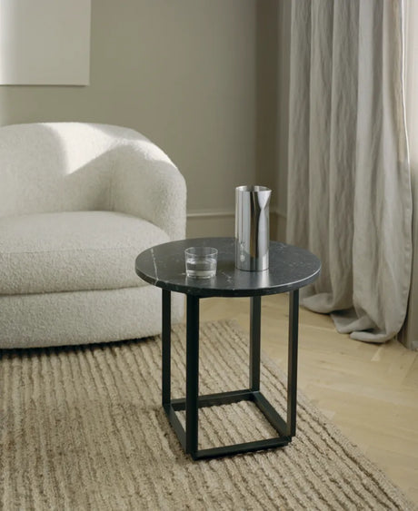 Florence Beistelltisch Ø50, black marquina von New Works - 3 - Jacobsen Plus