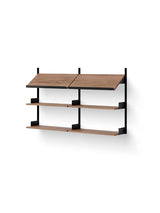 Office shelf fra New Works - Valnød-sort - Jacobsen Plus