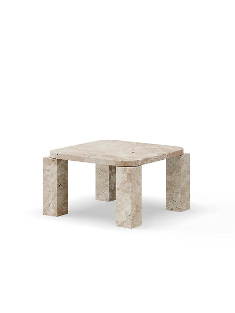 Atlas Sofabord 600x600, Unfilled Travertin fra New Works - 5 - Jacobsen Plus