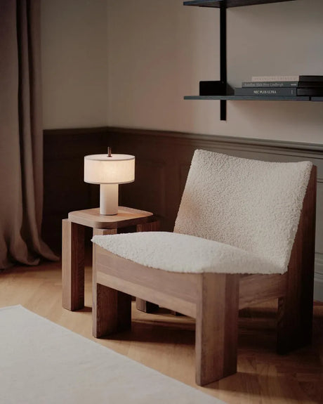 Margin Portable Table Lamp von New Works - Beige Canvas - Jacobsen Plus