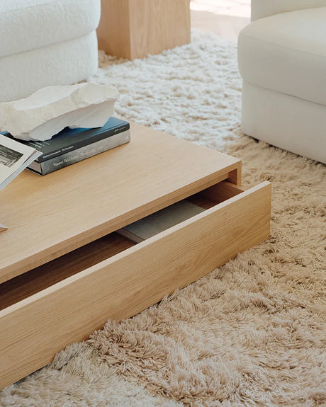 Mass Coffee Table Wide, Eiche von New Works - 2 - Jacobsen Plus
