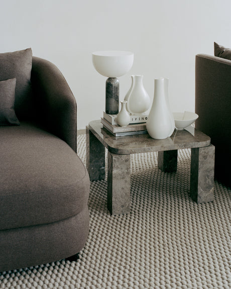 Atlas Couchtisch 600x600, Gris Du Marais von New Works - 3 - Jacobsen Plus