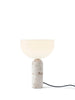 Kizu Tischleuchte Small, Kunis Breccia Marble fra New Works