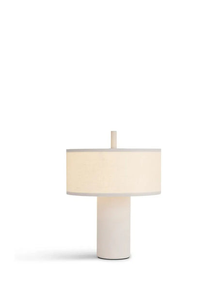 Margin Portable Table Lamp von New Works - White Canvas - Jacobsen Plus