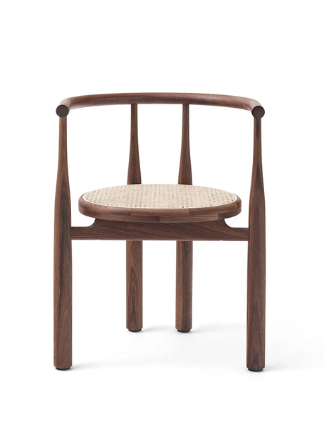 Bukowski Chair m. französischem Geflecht, Walnuss von New Works - 1 - Jacobsen Plus