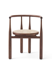 Bukowski Chair m. französischem Geflecht, Walnuss von New Works
