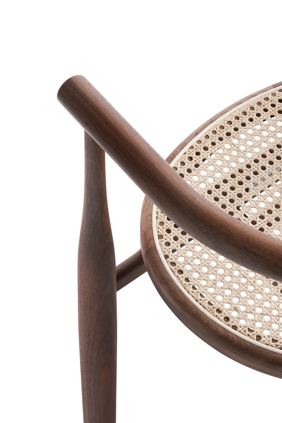 Bukowski Chair m. französischem Geflecht, Walnuss von New Works - 8 - Jacobsen Plus