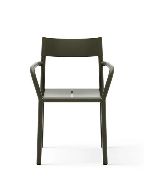May Gartenstuhl m. Armlehne, Dark Green von New Works - 5 - Jacobsen Plus