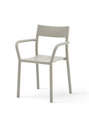 May havestol m. armlæn, light grey fra New Works