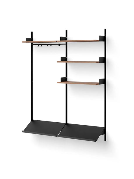 Wardrobe Shelf 3 fra New Works - Valnød-sort - Jacobsen Plus