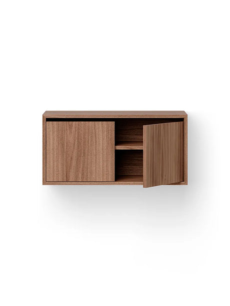 Cabinet Low m. Türen von New Works - Walnuss - Jacobsen Plus