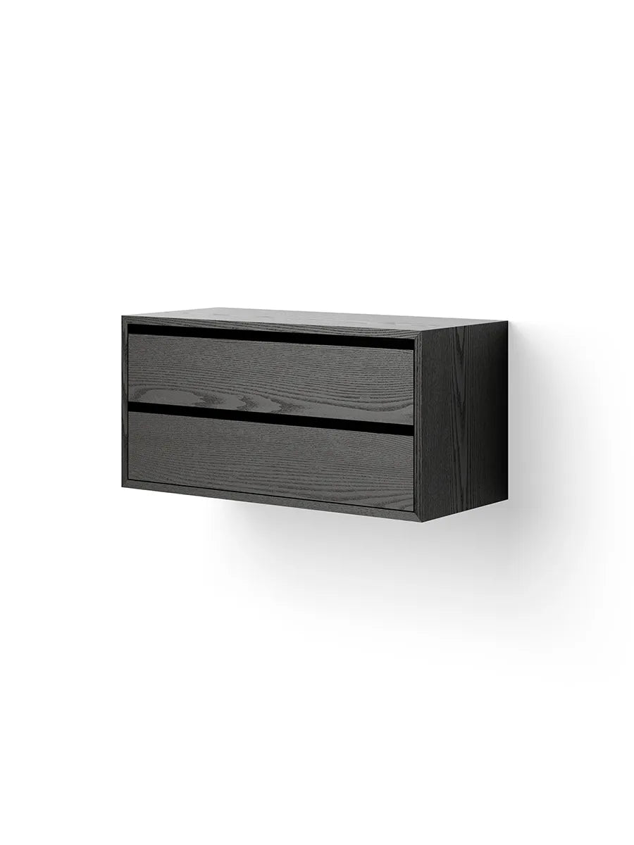 Cabinet Low mit Schubladen von New Works - Schwarz - Jacobsen Plus