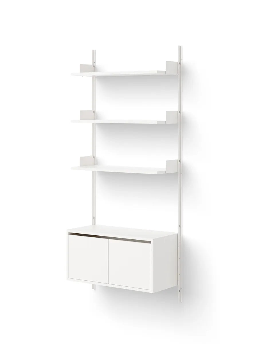Wall Shelf Cabinet Low w. Doors fra New Works - 1 - Jacobsen Plus