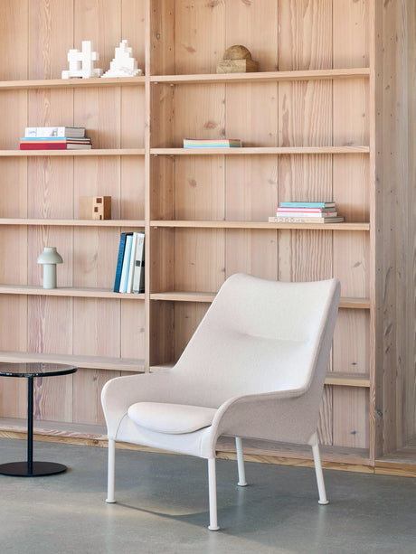 O2 Lounge Chair von HAY - Creme / Eierschalenweiß - Jacobsen Plus