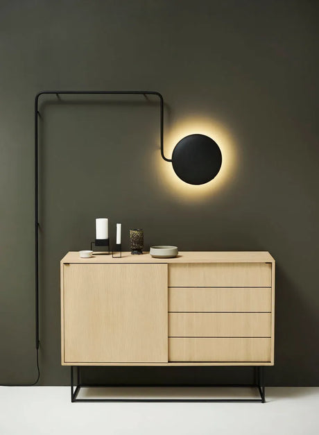 Virka High Sideboard von Woud - Eiche-Eiche - Jacobsen Plus