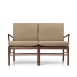 OW149-2 Colonial Sofa Walnuss Oli, Terra-Leder af Ole Wanscher - Terra Marble 20366 - Jacobsen Plus