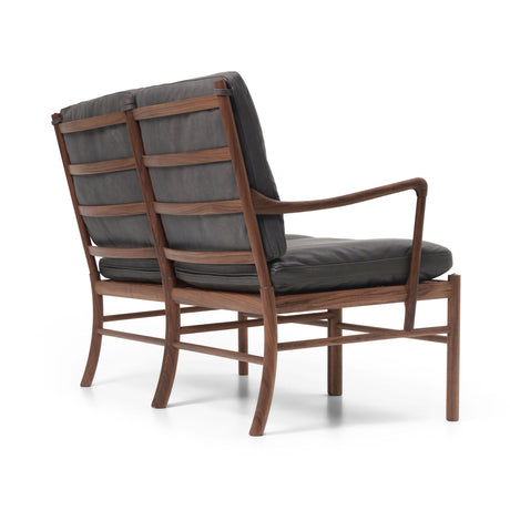 OW149-2 Colonial Sofa Walnuss Oli, Terra-Leder af Ole Wanscher - Terra Jade 20368 - Jacobsen Plus