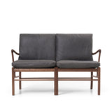 OW149-2 Colonial Sofa Walnuss Oli, Terra-Leder af Ole Wanscher - Terra Raku 20367 - Jacobsen Plus