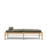 OW150 Daybed Eiche Öl, Terra-Leder von Ole Wanscher - Terra Jade 20368 - Jacobsen Plus