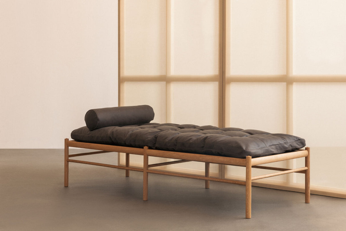 OW150 Daybed Eiche Öl, Terra-Leder von Ole Wanscher - 1 - Jacobsen Plus