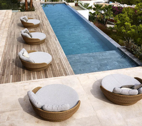 Ocean Daybed, Outdoor von Cane-line - Dunkelgrau - Jacobsen Plus