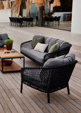 Ocean large 2-pers. sofa, soft rope fra Cane-line - 1 - Jacobsen Plus